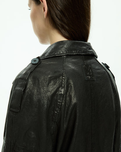MLO Giacca in pelle NERO