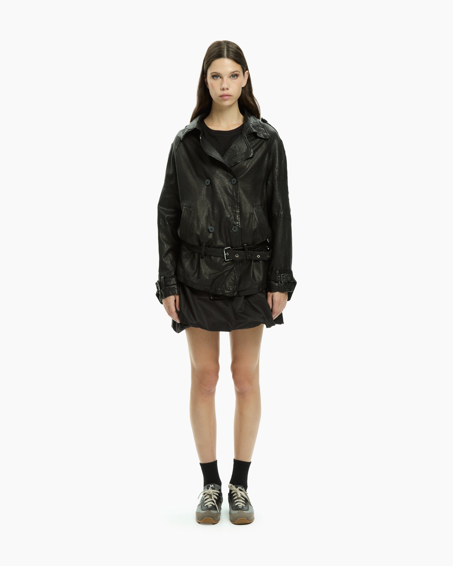 MLO Giacca in pelle NERO