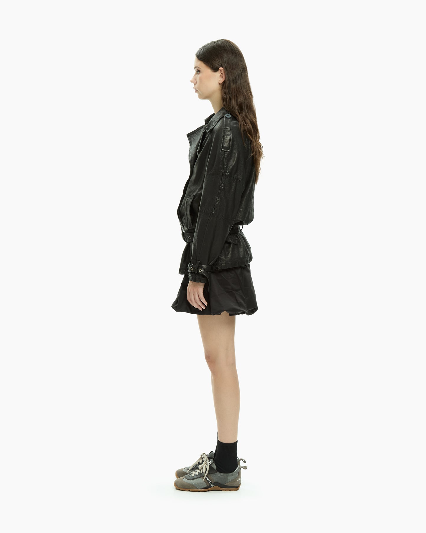 MLO Giacca in pelle NERO