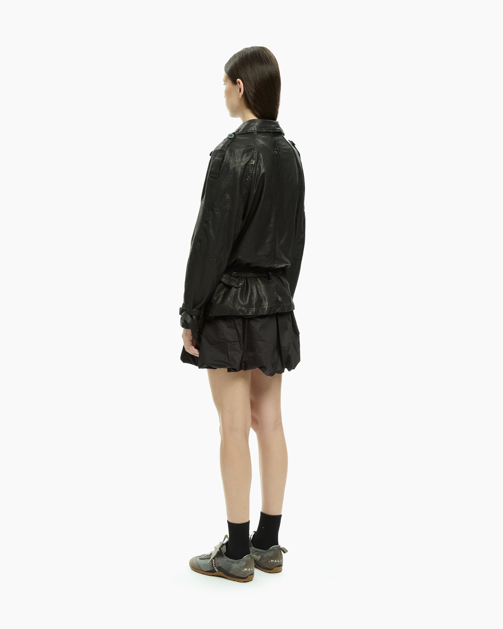 MLO Giacca in pelle NERO