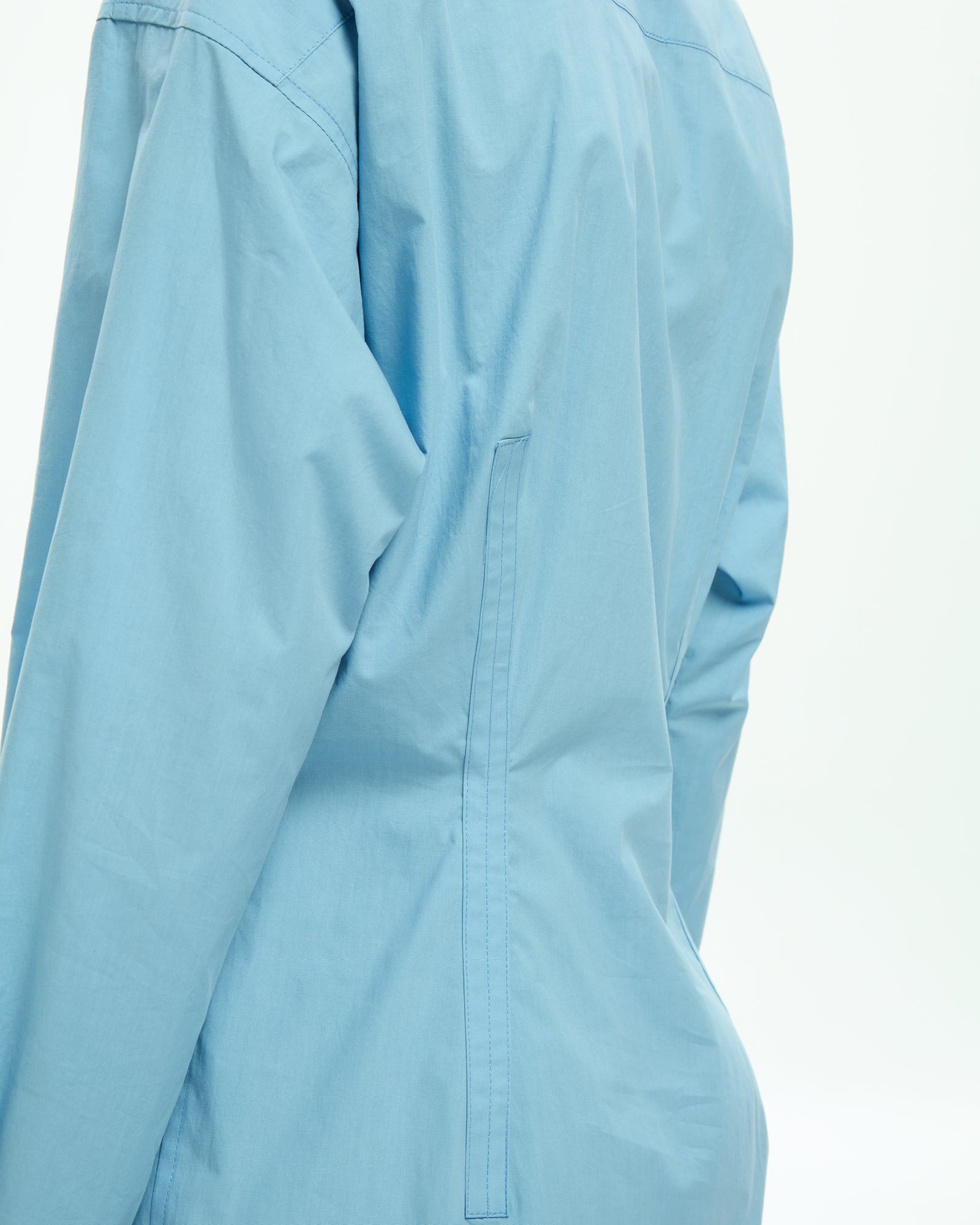 MLO Camicia con collo alla coreana CELESTE