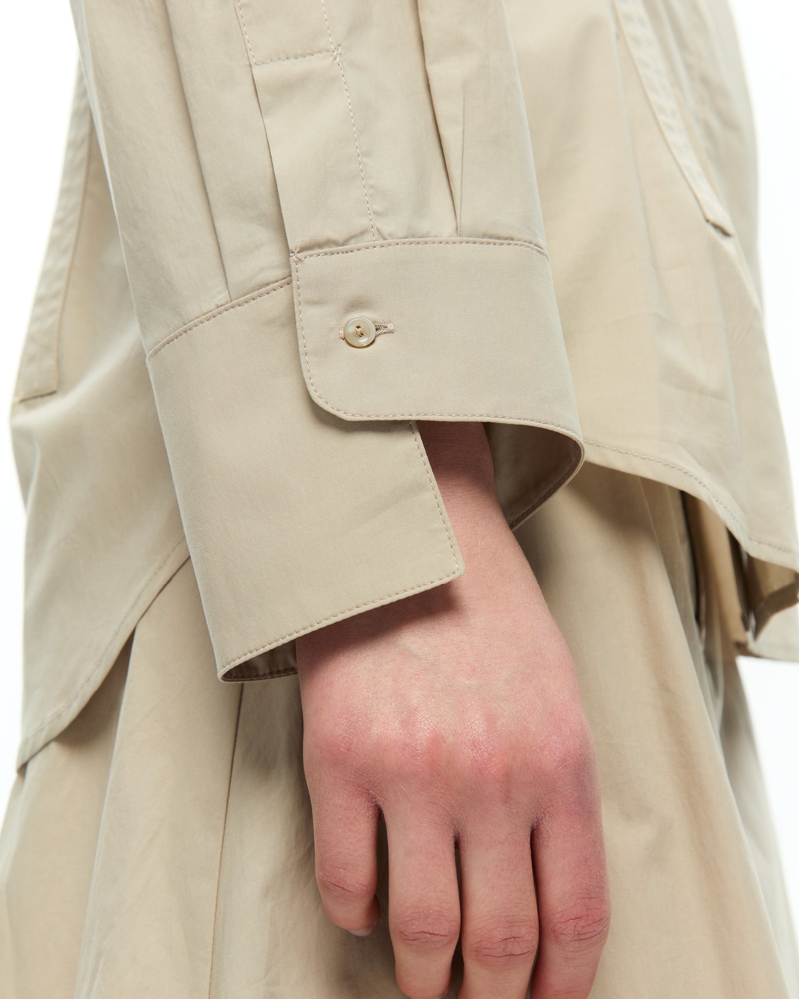 MLO Camicia con collo alla coreana GRIGIO
