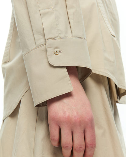 MLO Camicia con collo alla coreana GRIGIO