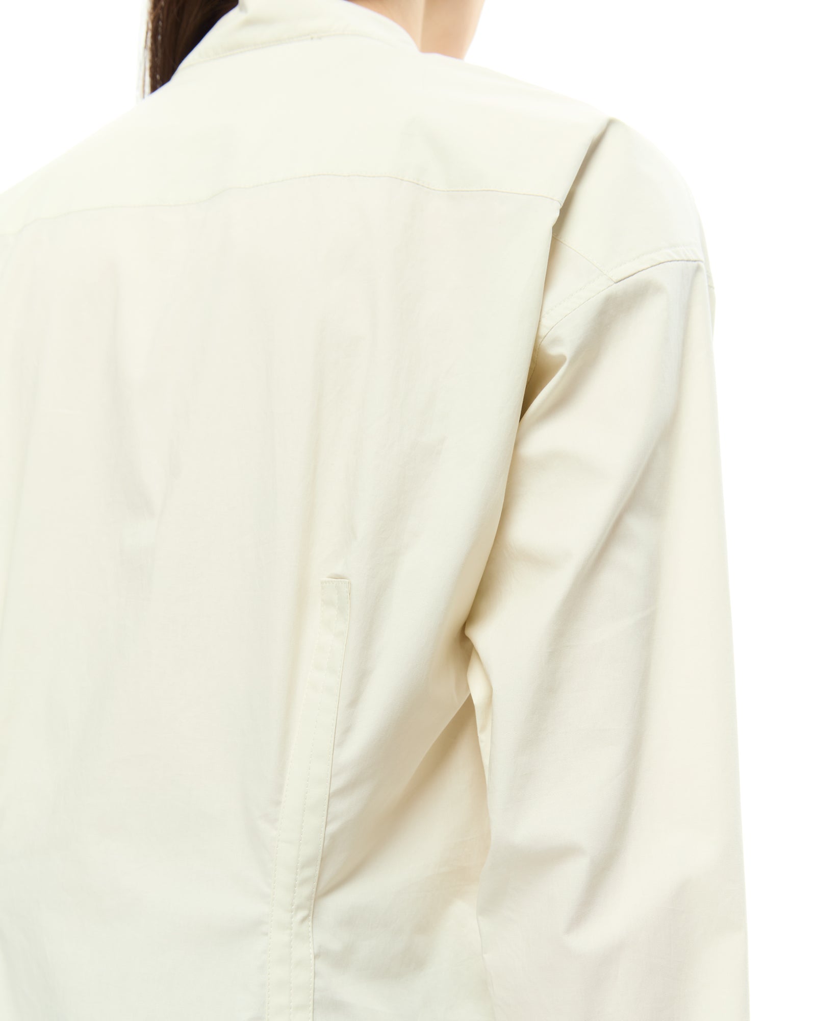 MLO Camicia con collo alla coreana BEIGE