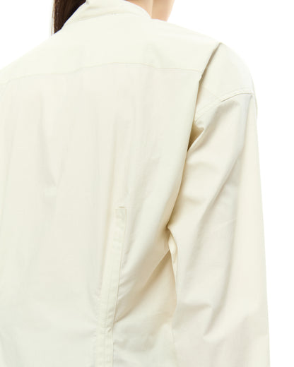 MLO Camicia con collo alla coreana BEIGE