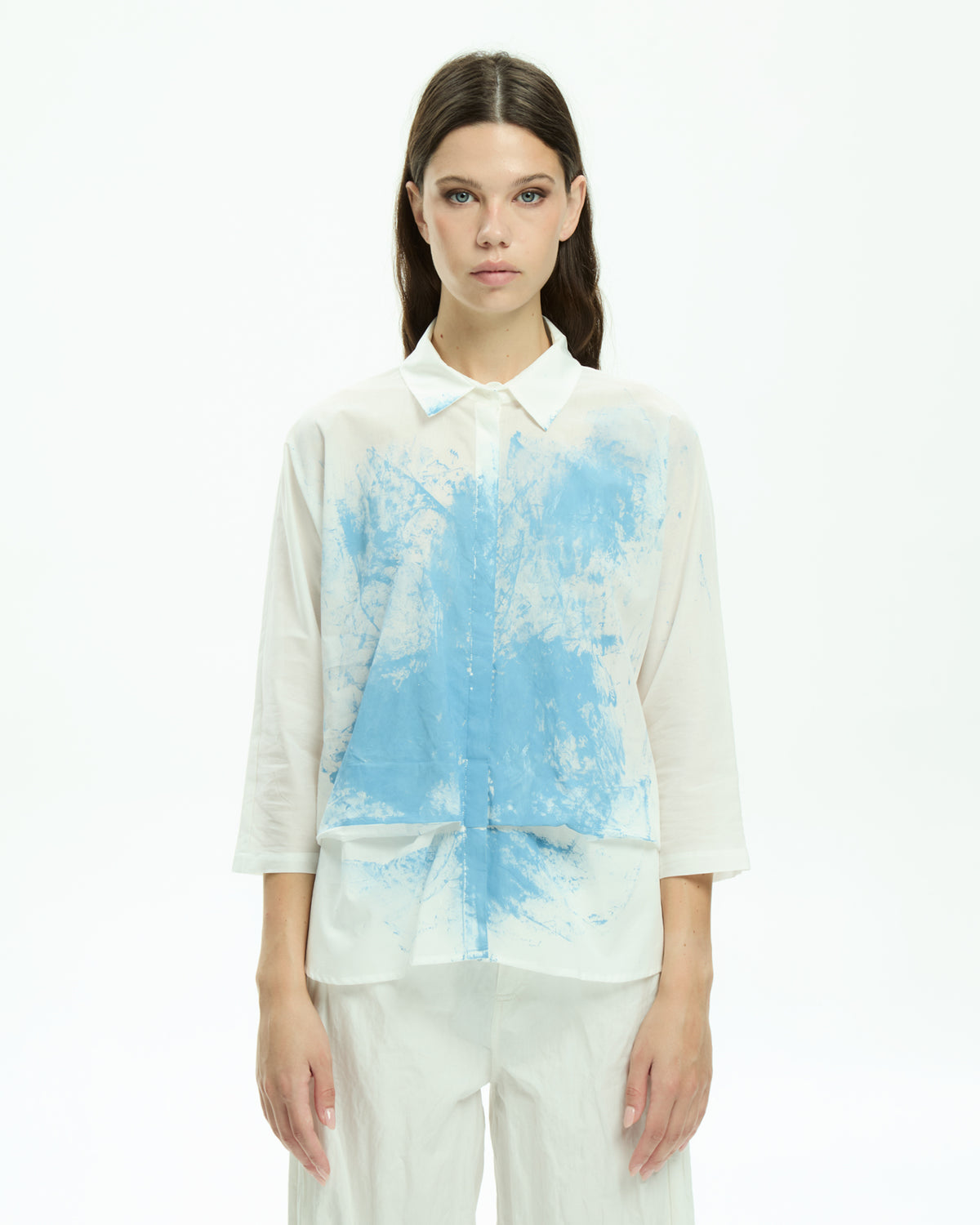 MLO Camicia con stampa BIANCO