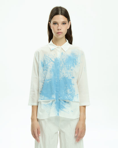 MLO Camicia con stampa BIANCO