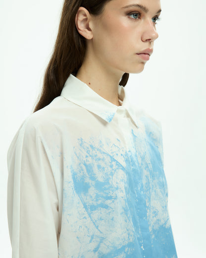 MLO Camicia con stampa BIANCO