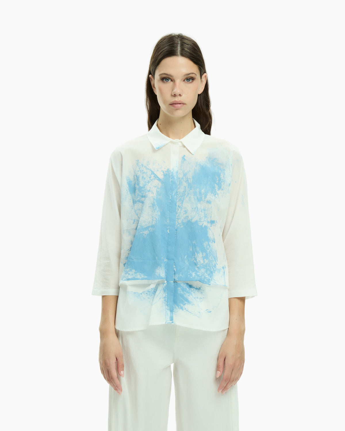 MLO Camicia con stampa BIANCO