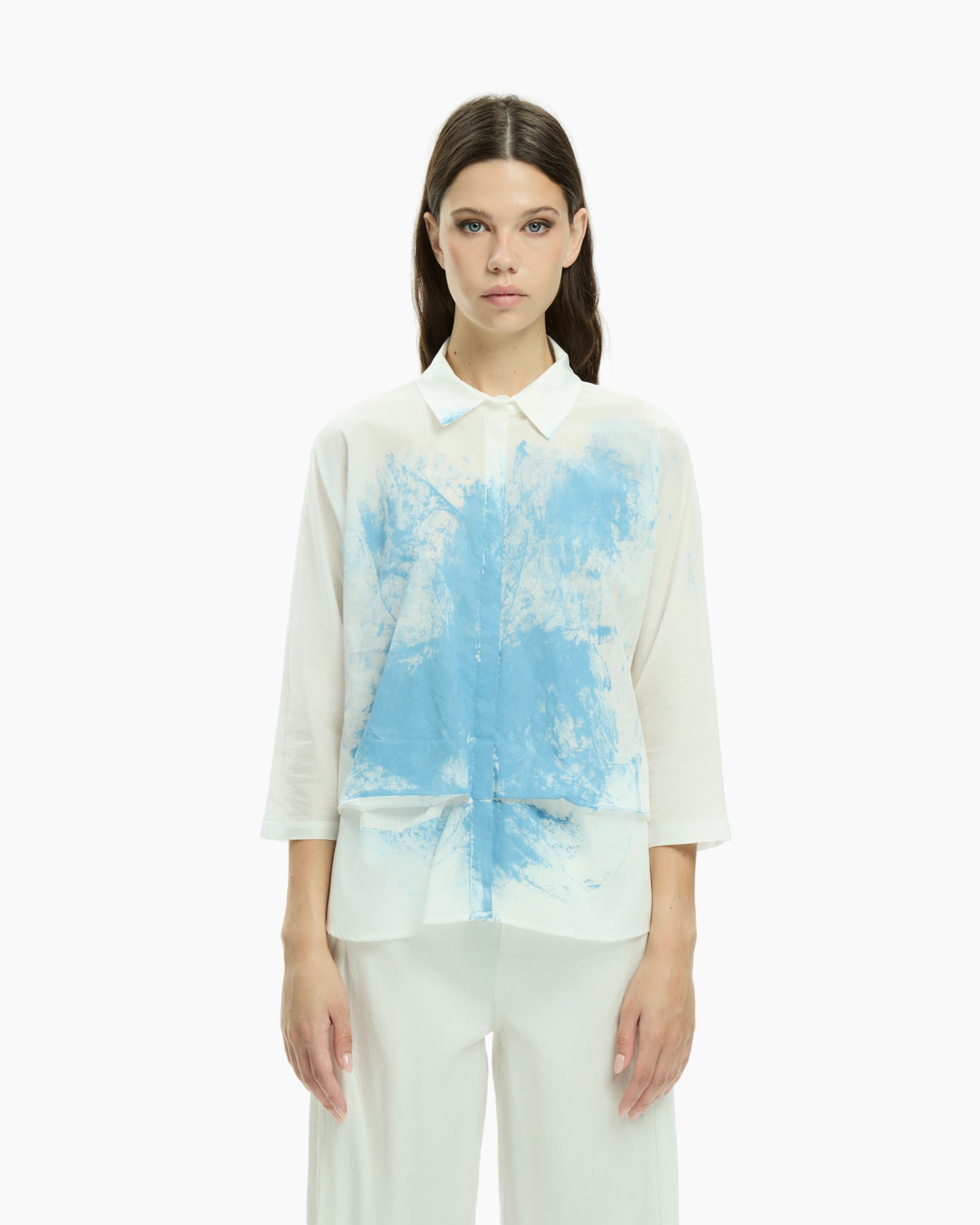 MLO Camicia con stampa BIANCO