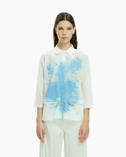 MLO Camicia con stampa BIANCO