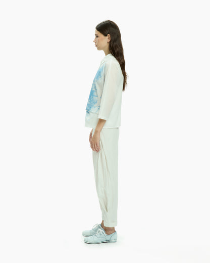 MLO Camicia con stampa BIANCO