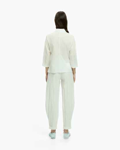 MLO Camicia con stampa BIANCO