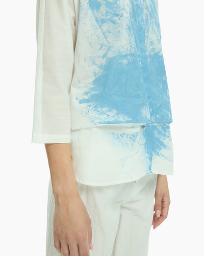 MLO Camicia con stampa BIANCO