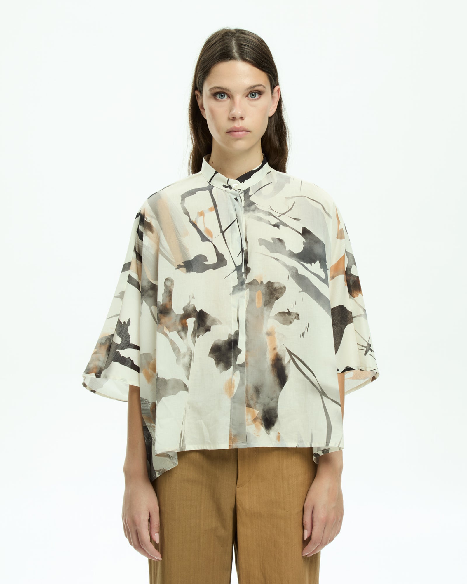 MLO Camicia con maniche tre quarti MULTICOLOR
