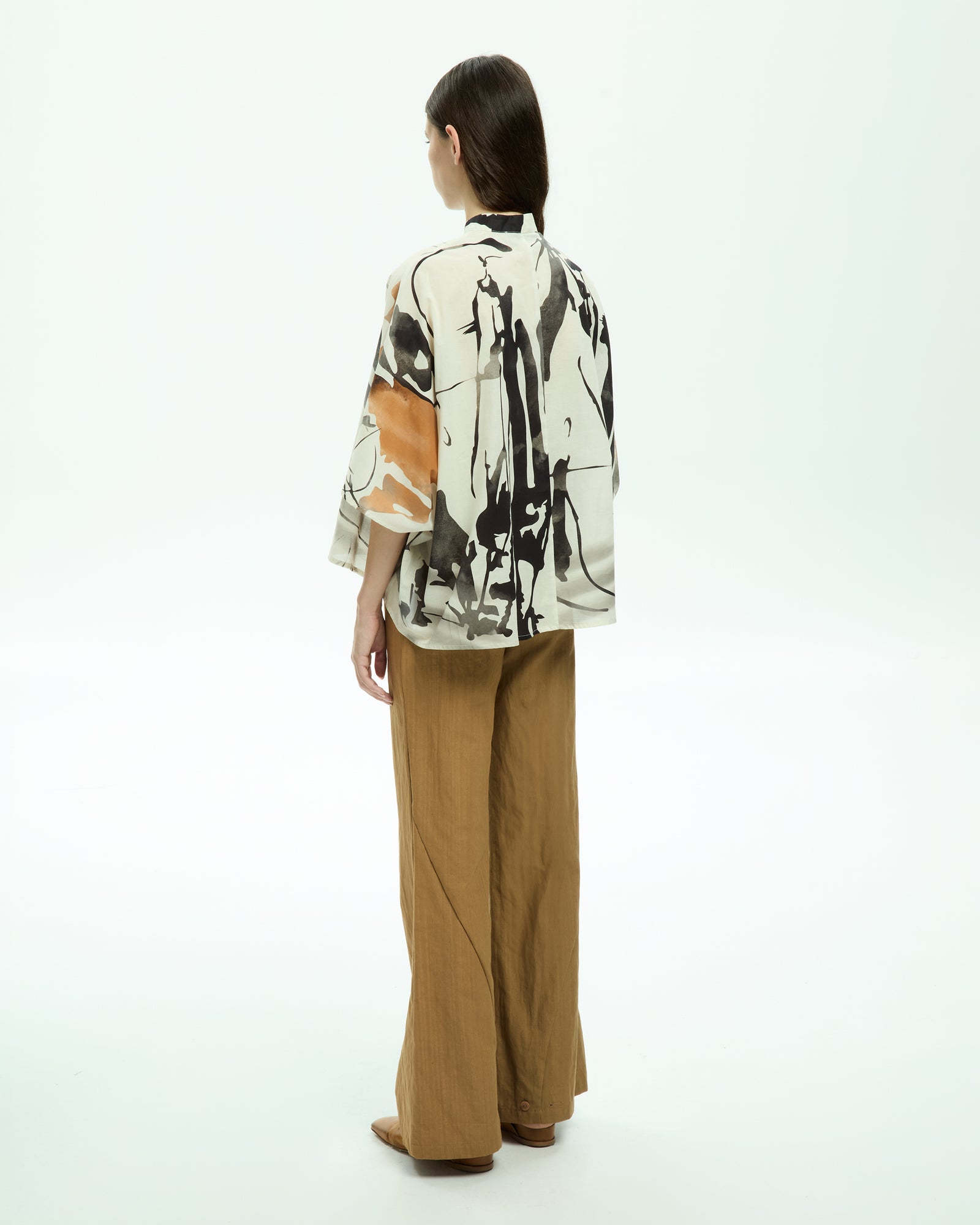 MLO Camicia con maniche tre quarti MULTICOLOR