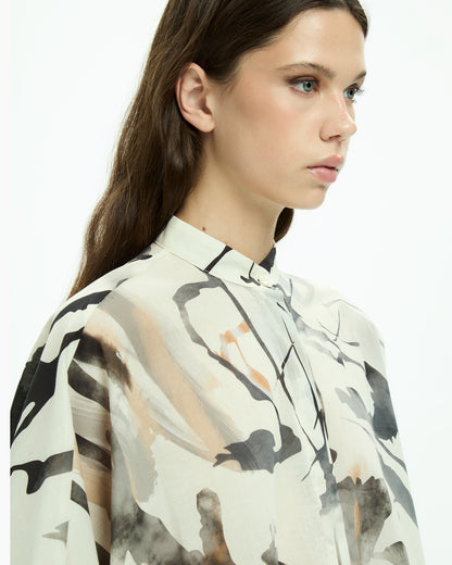 MLO Camicia con maniche tre quarti MULTICOLOR