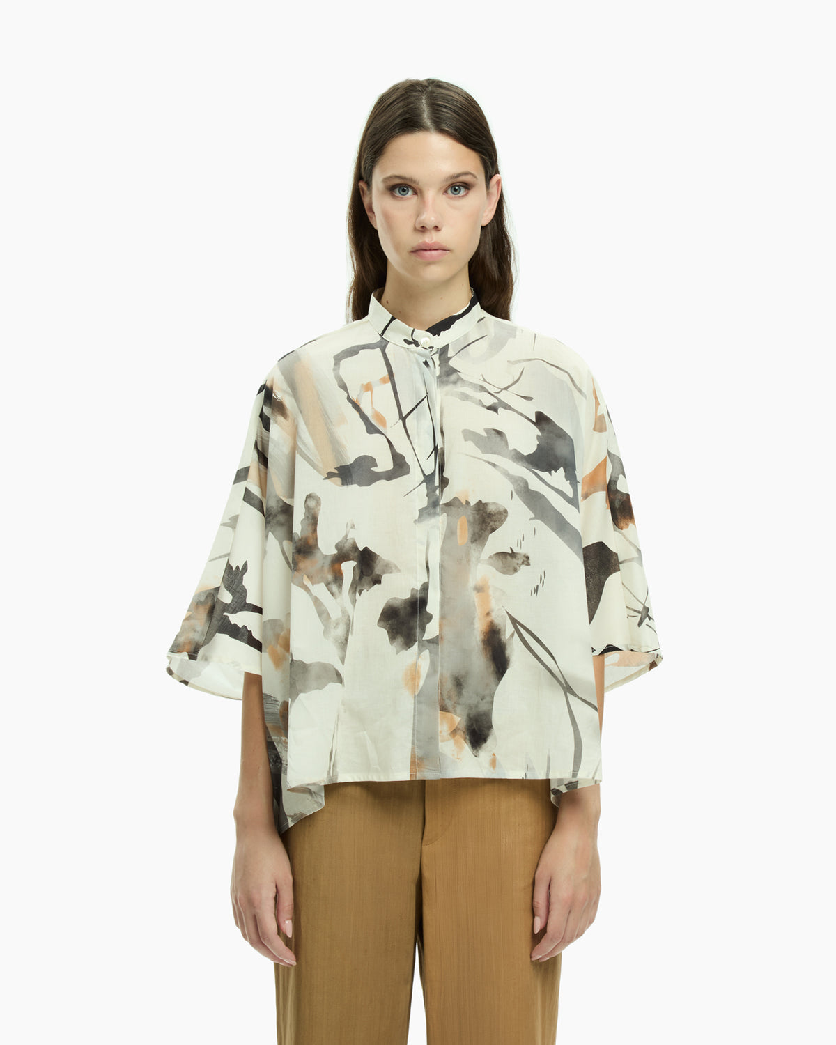 MLO Camicia con maniche tre quarti MULTICOLOR