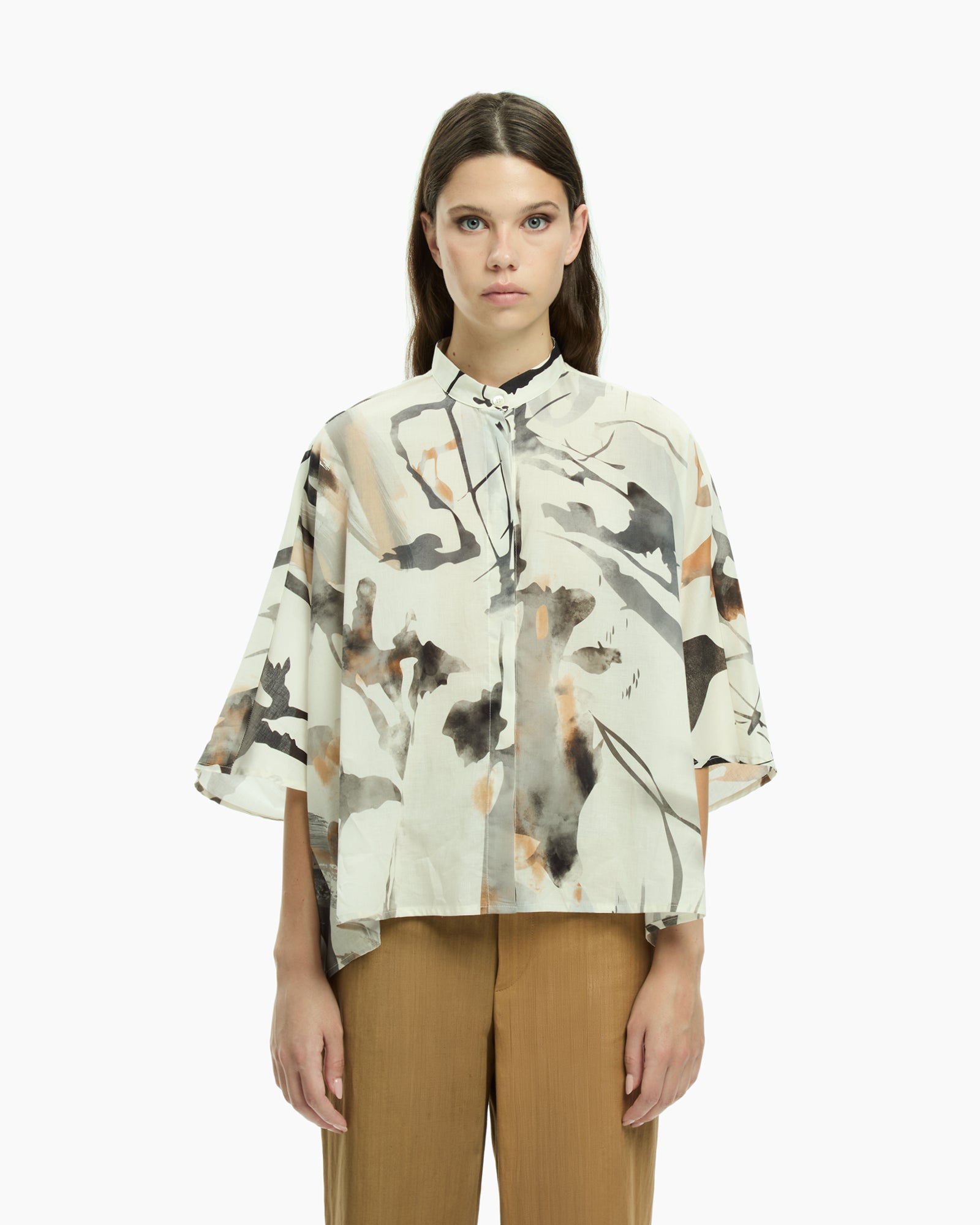 MLO Camicia con maniche tre quarti MULTICOLOR