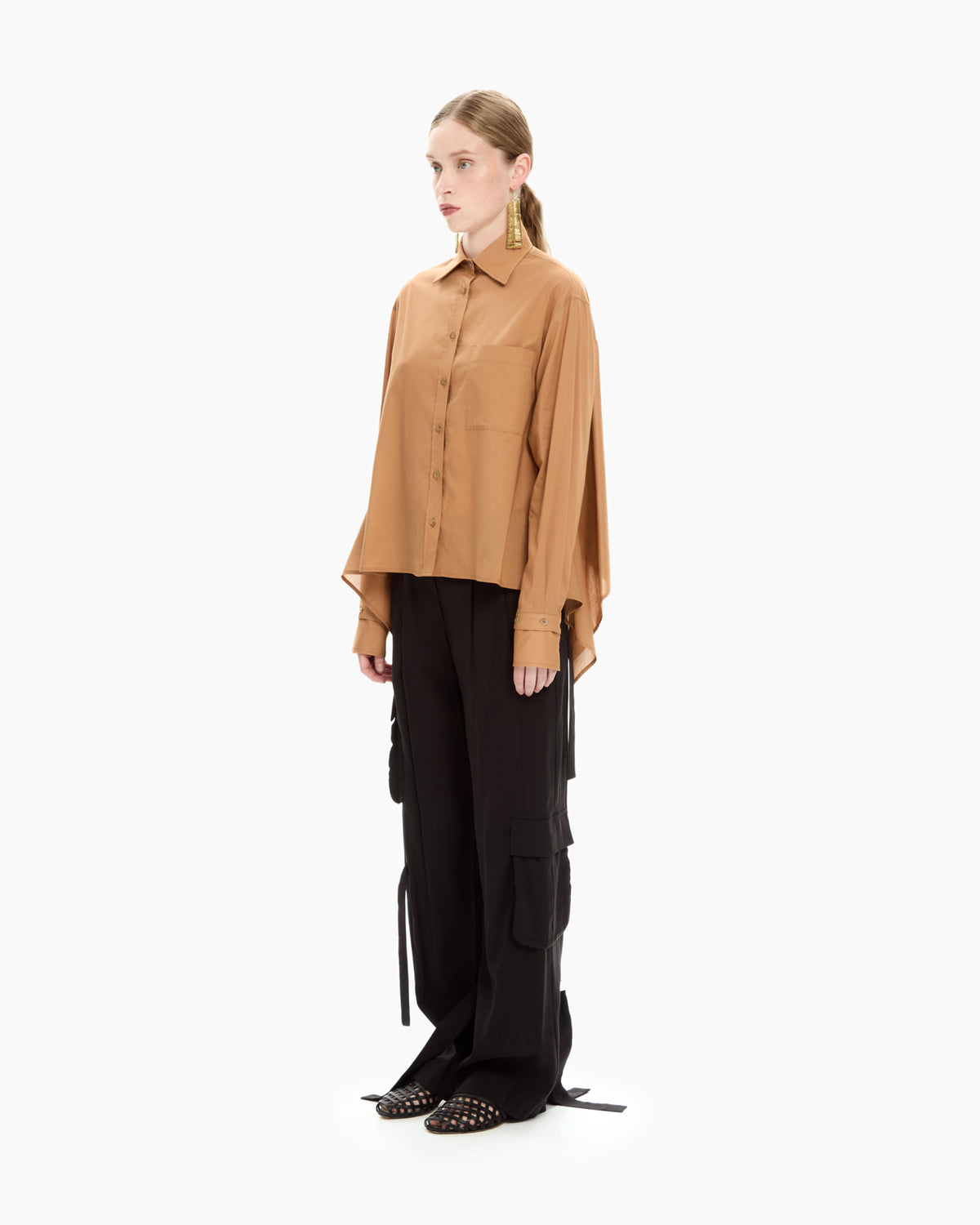 MLO Camici asimmetrica BEIGE