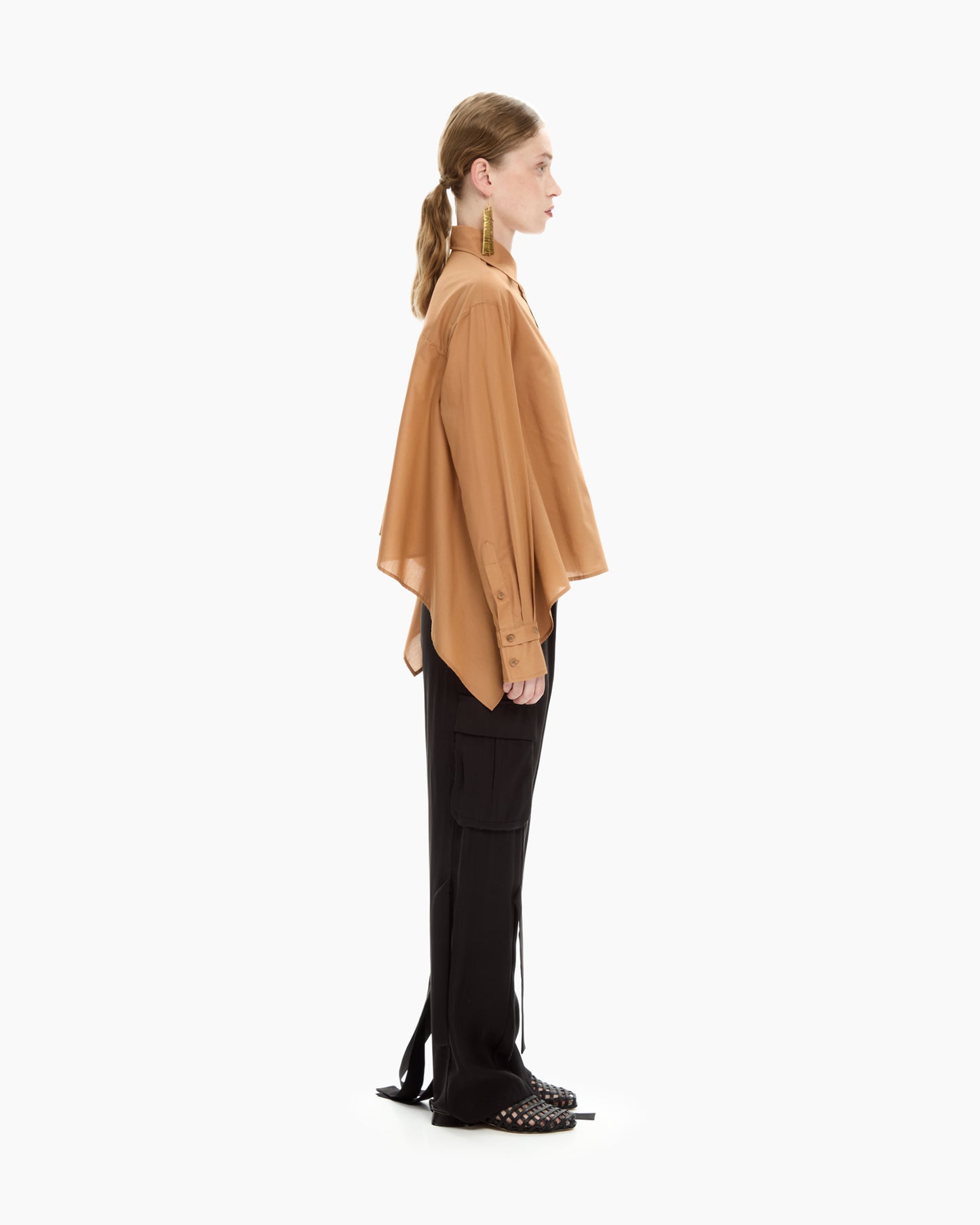 MLO Camici asimmetrica BEIGE
