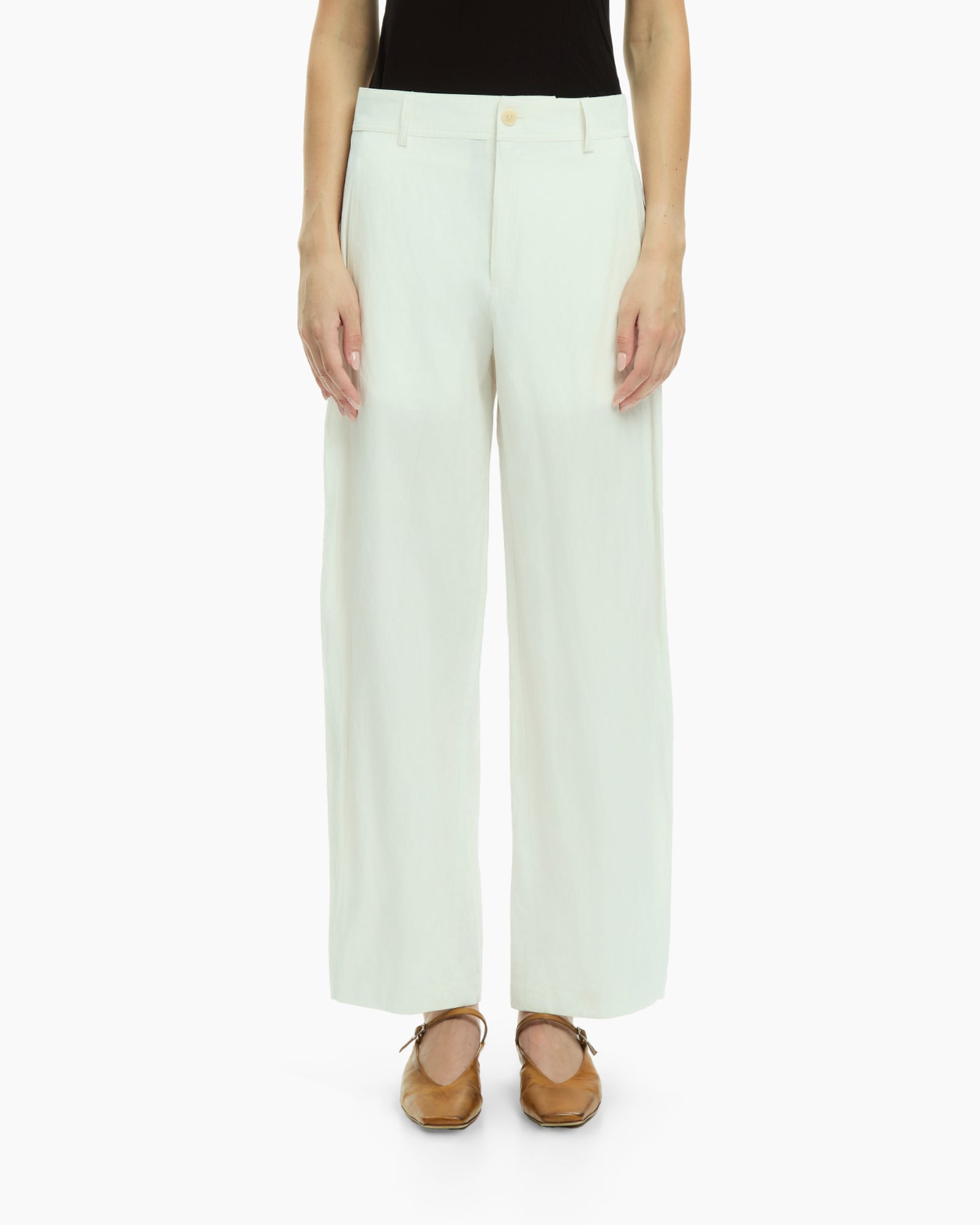 MLO Pantalone a gamba dritta CELESTE