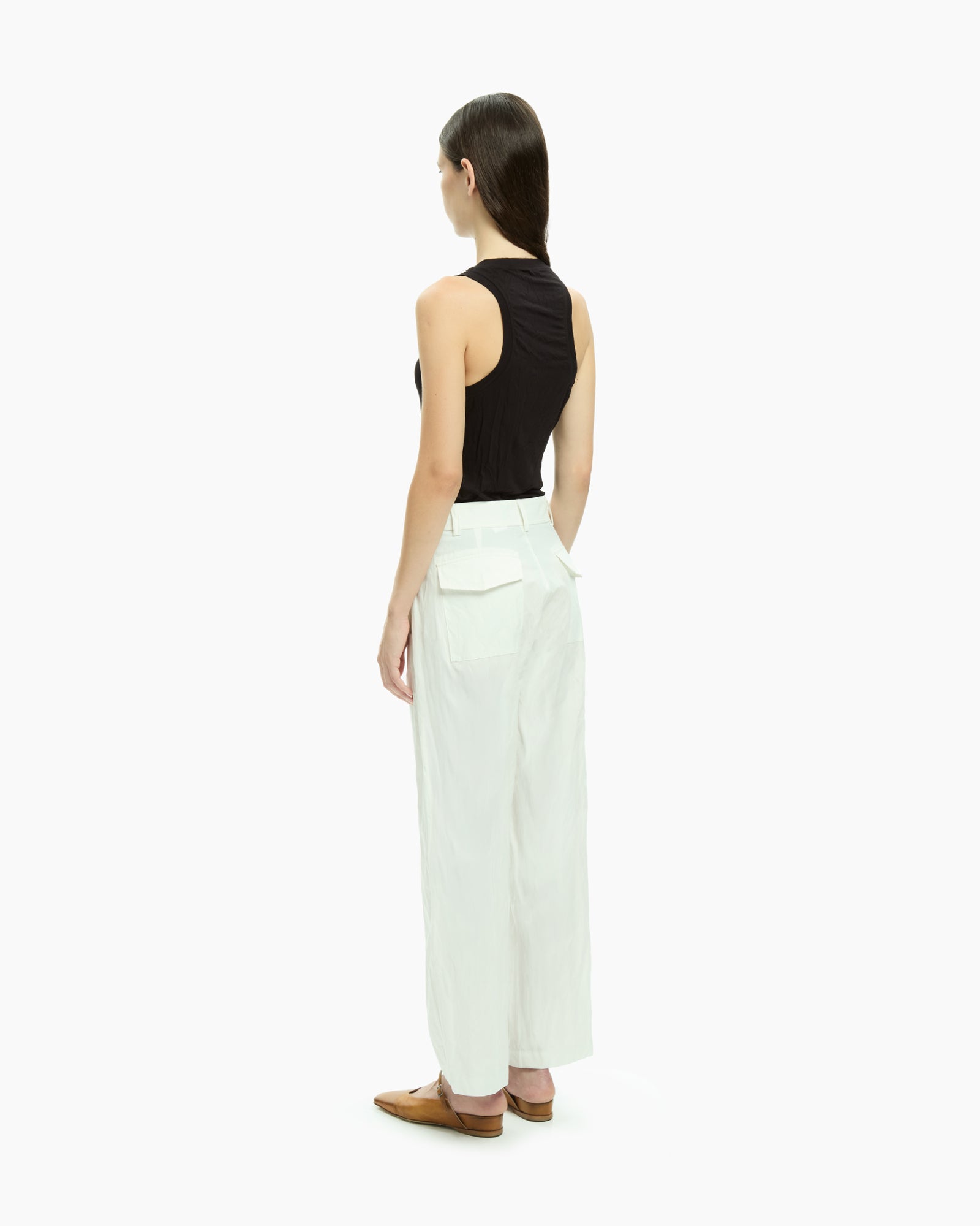 MLO Pantalone a gamba dritta CELESTE