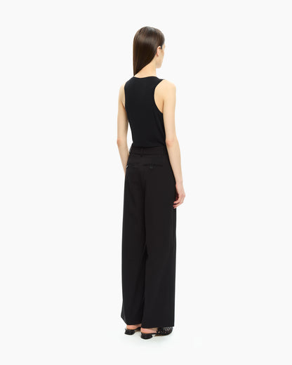 MLO Pantalone a vita alta NERO