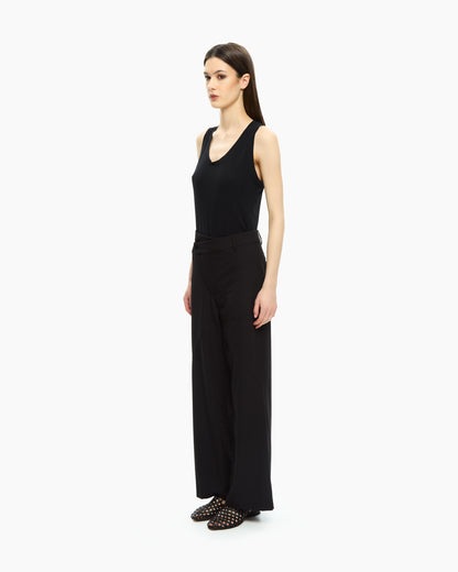 MLO Pantalone a vita alta NERO