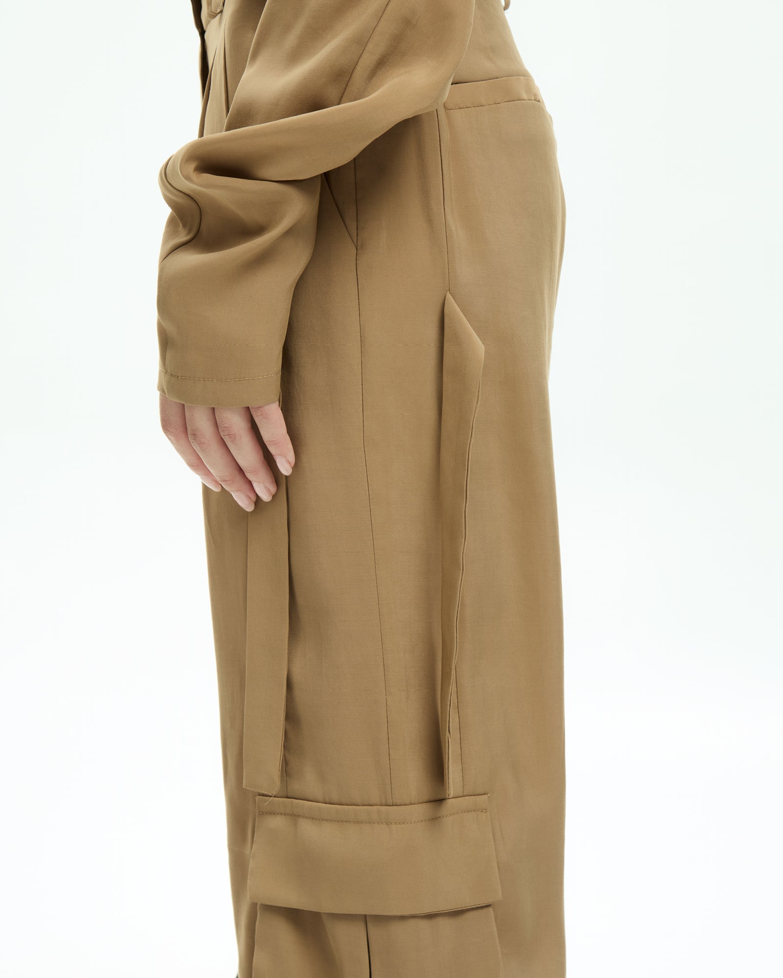 MLO Pantaloni cargo con tasche applicate BEIGE