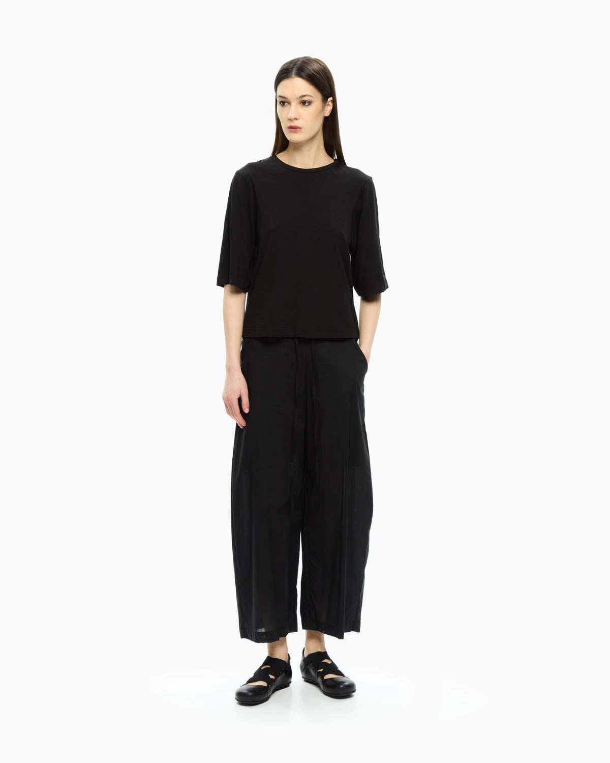 MLO Pantalone con coulisse NERO