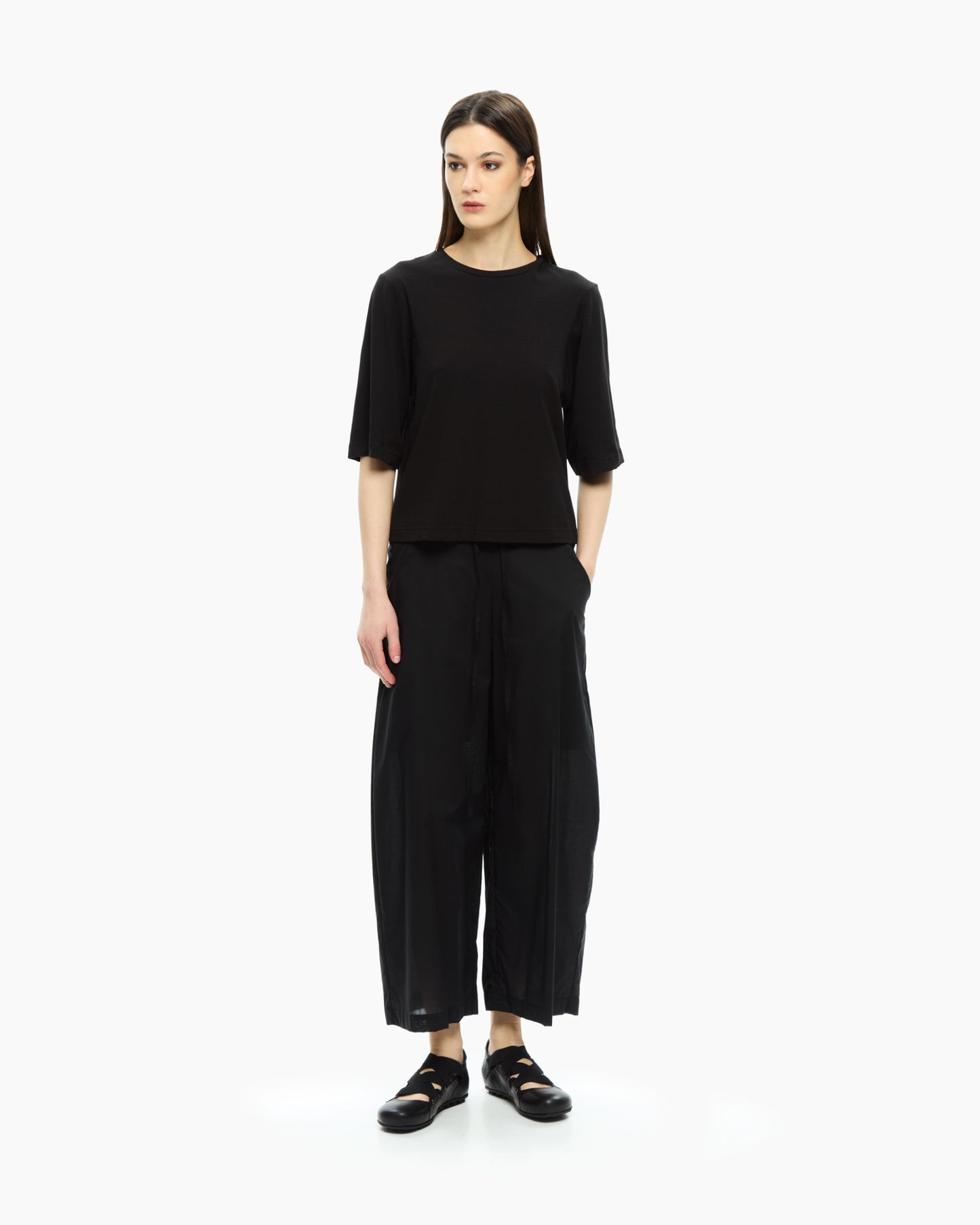 MLO Pantalone con coulisse NERO