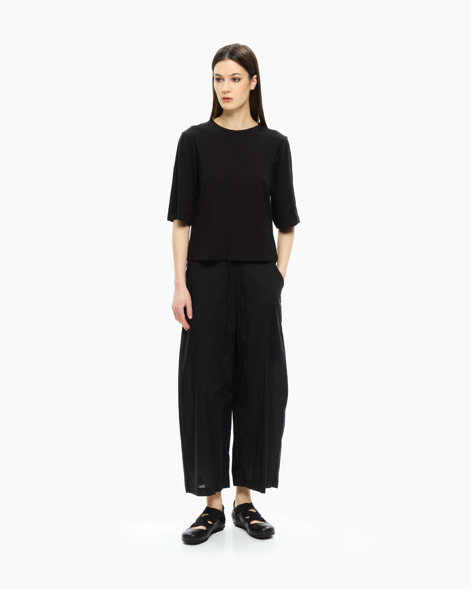 MLO Pantalone con coulisse NERO