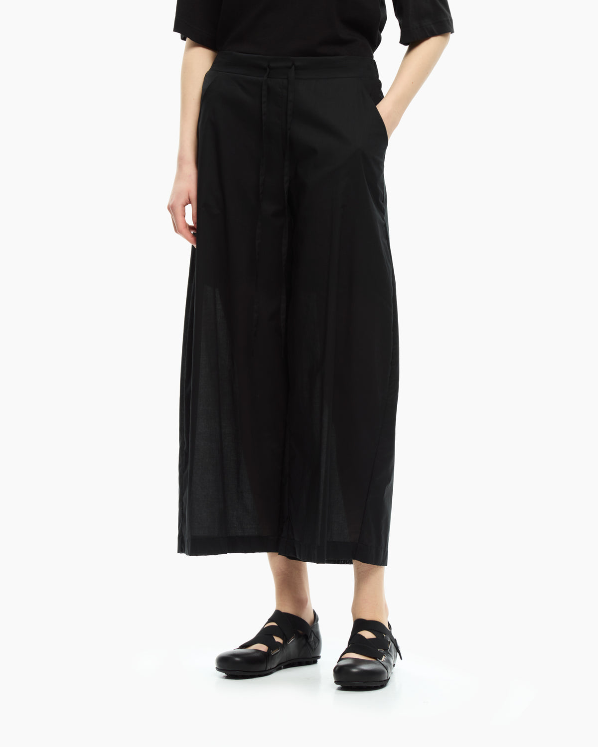 MLO Pantalone con coulisse NERO