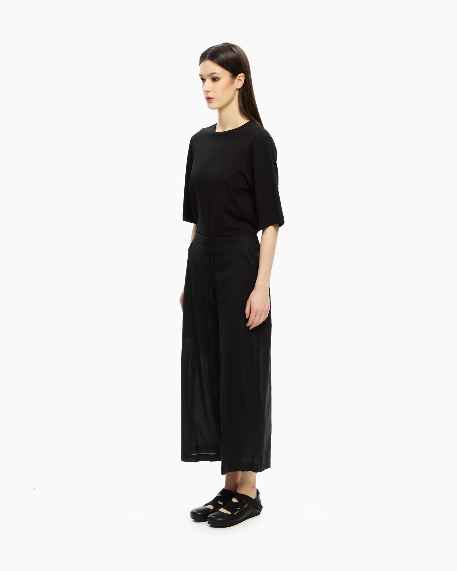 MLO Pantalone con coulisse NERO