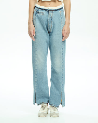 MLO Pantalone denim CELESTE