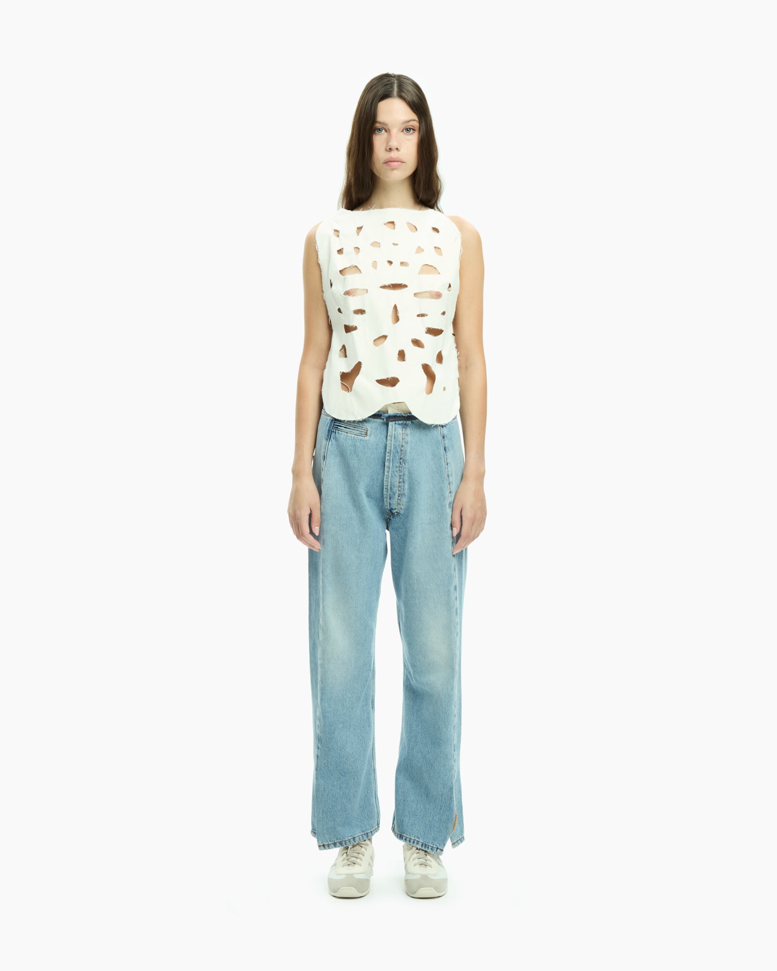 MLO Pantalone denim CELESTE