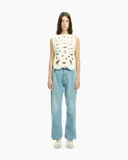 MLO Pantalone denim CELESTE