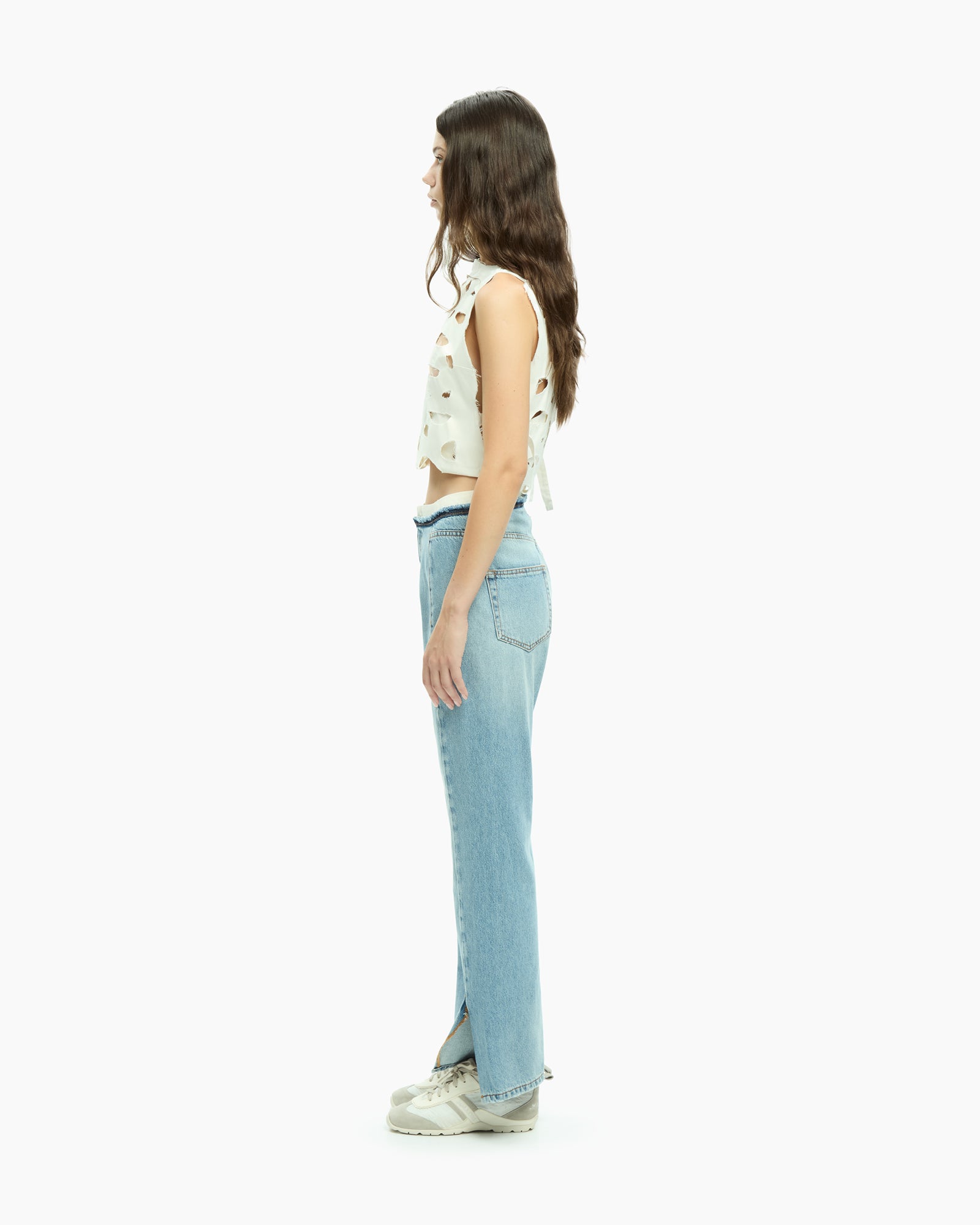 MLO Pantalone denim CELESTE