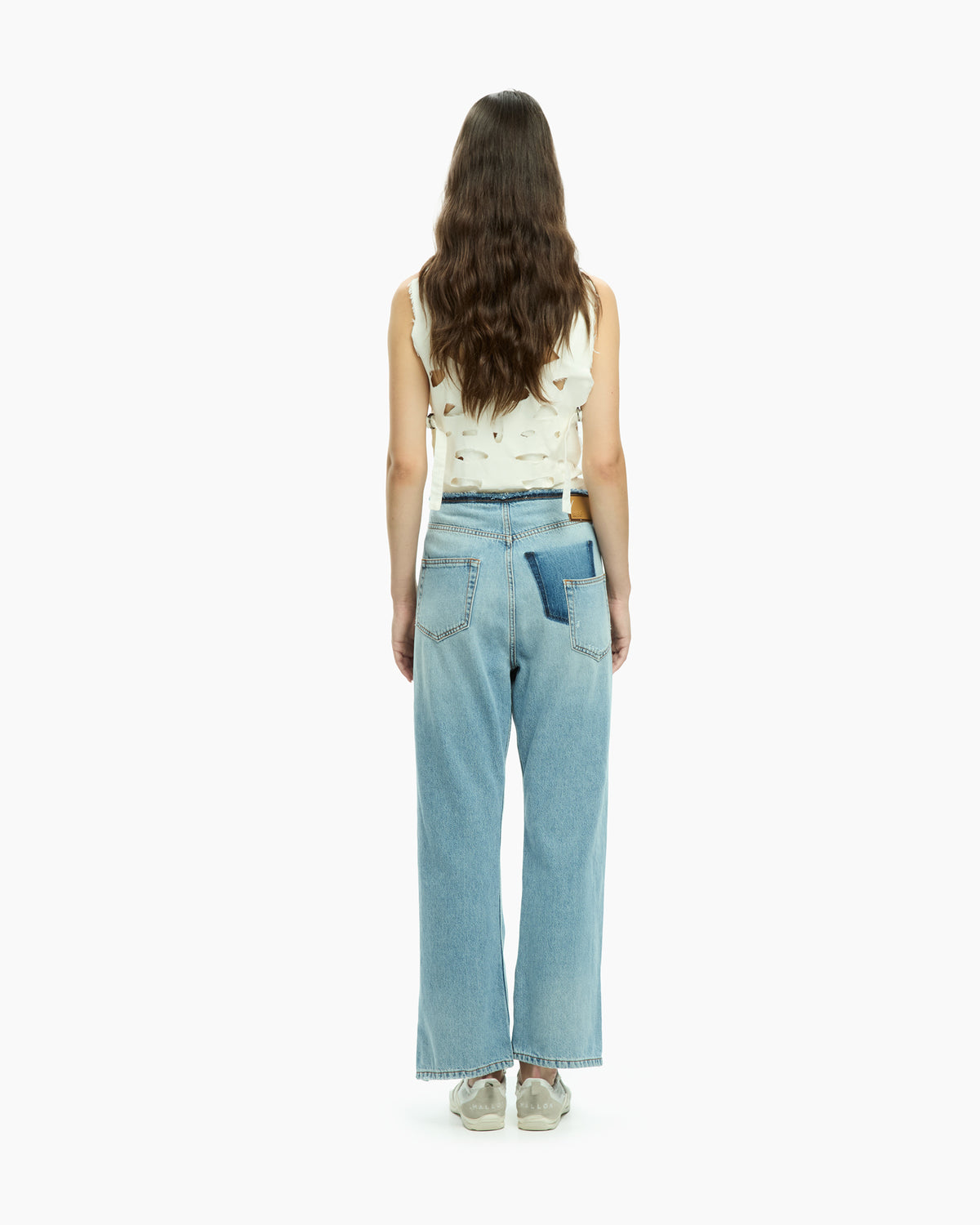 MLO Pantalone denim CELESTE