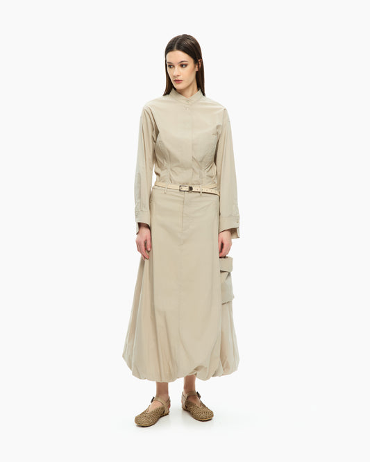 MLO Gonna midi GRIGIO