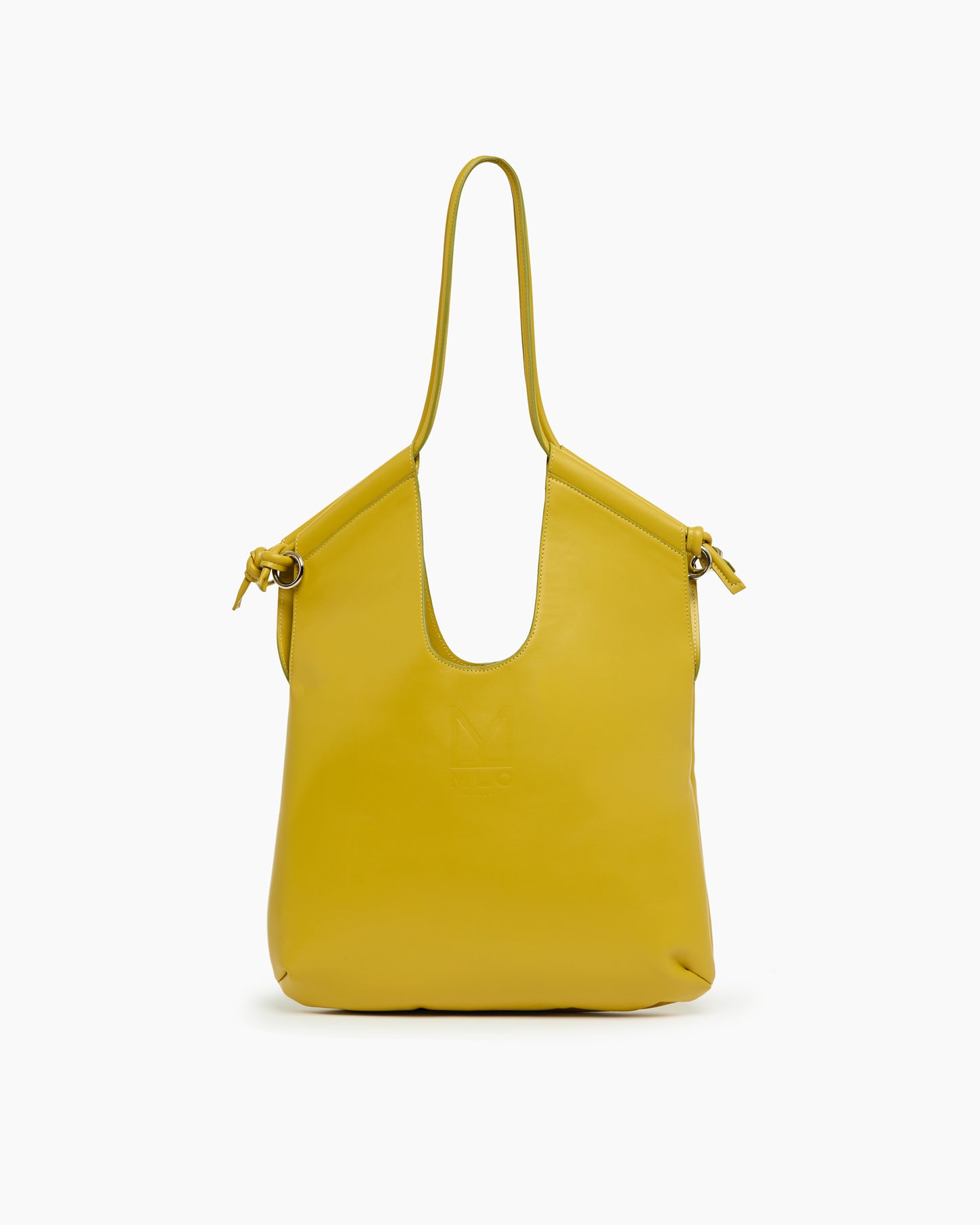 MLO Borsa a spalla dal design morbido GIALLO