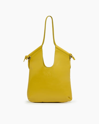 MLO Borsa a spalla dal design morbido GIALLO