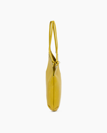MLO Borsa a spalla dal design morbido GIALLO
