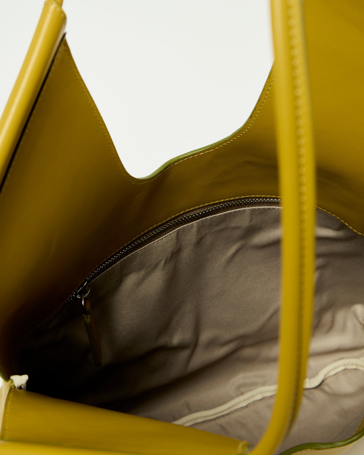 MLO Borsa a spalla dal design morbido GIALLO
