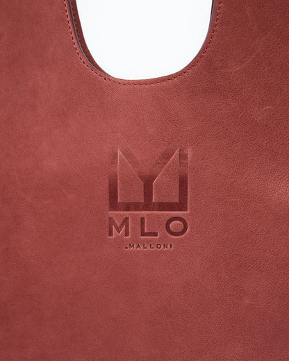 MLO Borsa a spalla dal design morbido MARRONE