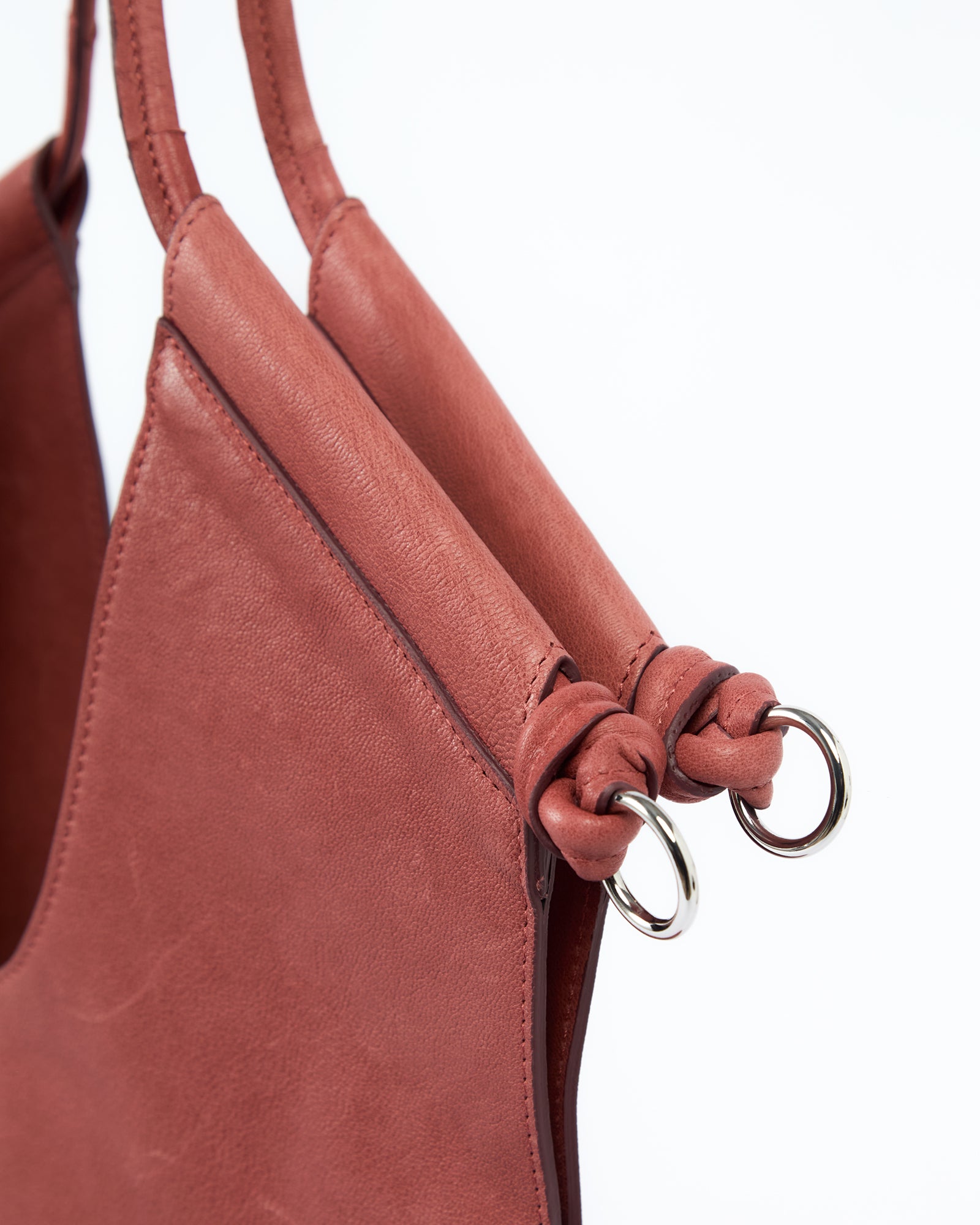 MLO Borsa a spalla dal design morbido MARRONE
