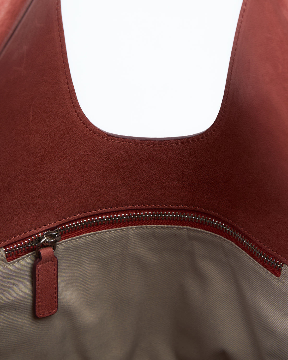 MLO Borsa a spalla dal design morbido MARRONE