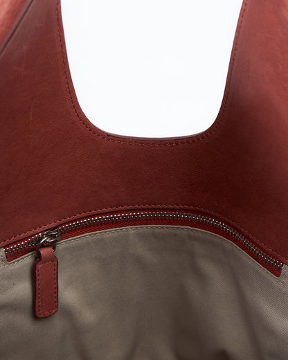 MLO Borsa a spalla dal design morbido MARRONE