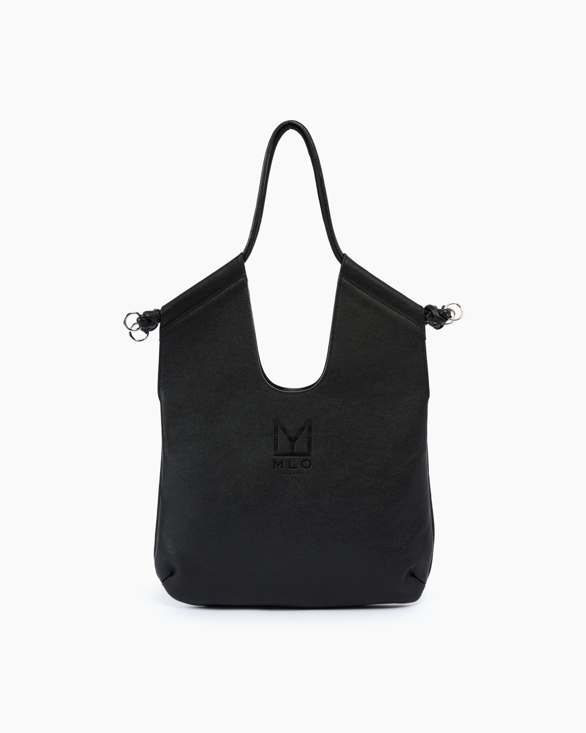 MLO Borsa a spalla dal design morbido NERO
